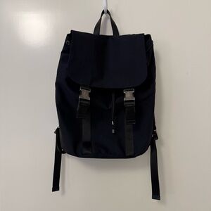 Sunspel Black Backpack